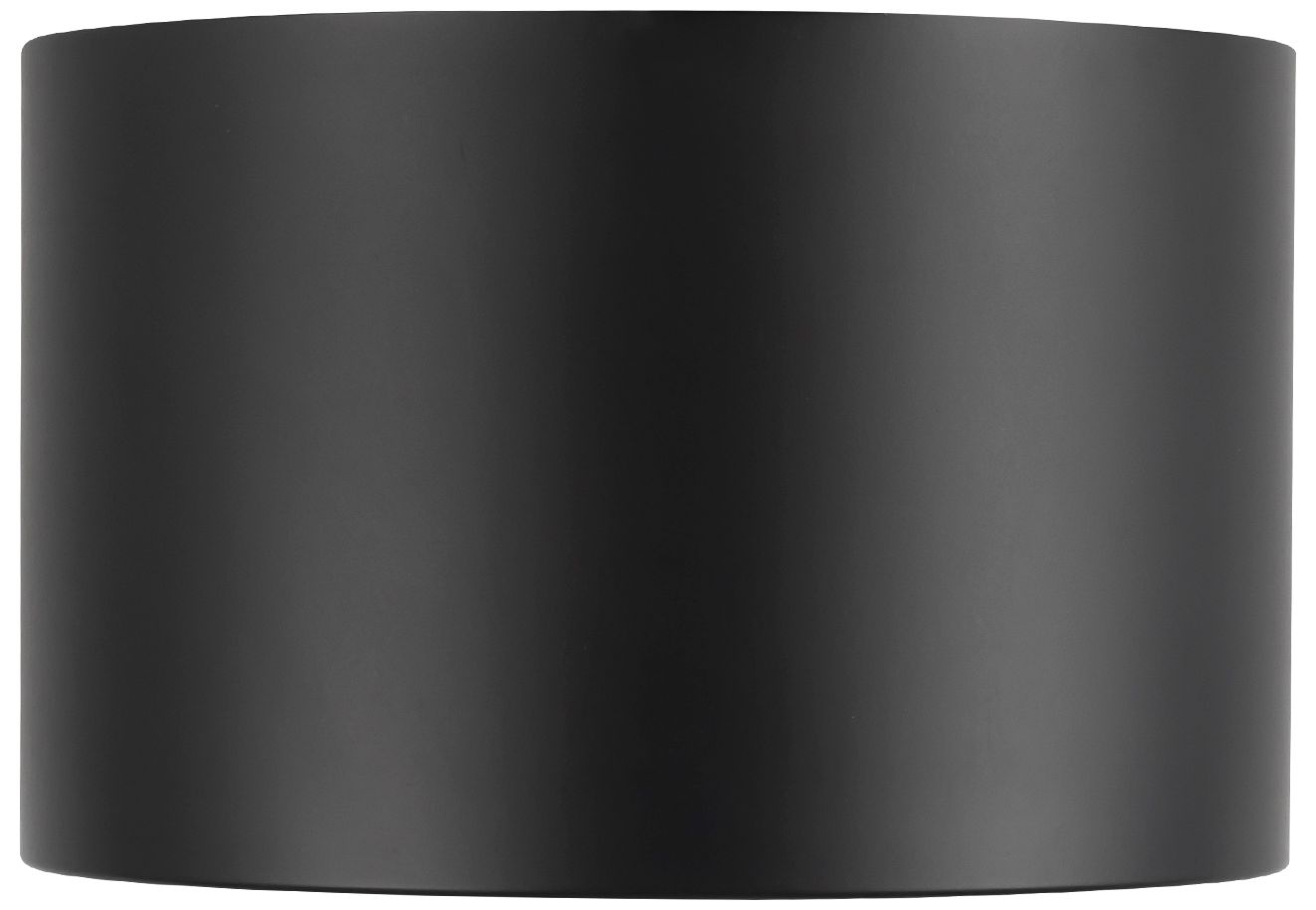 Image 3 Uma 6-in Black dimmable LED Semi-Flush Mount more views
