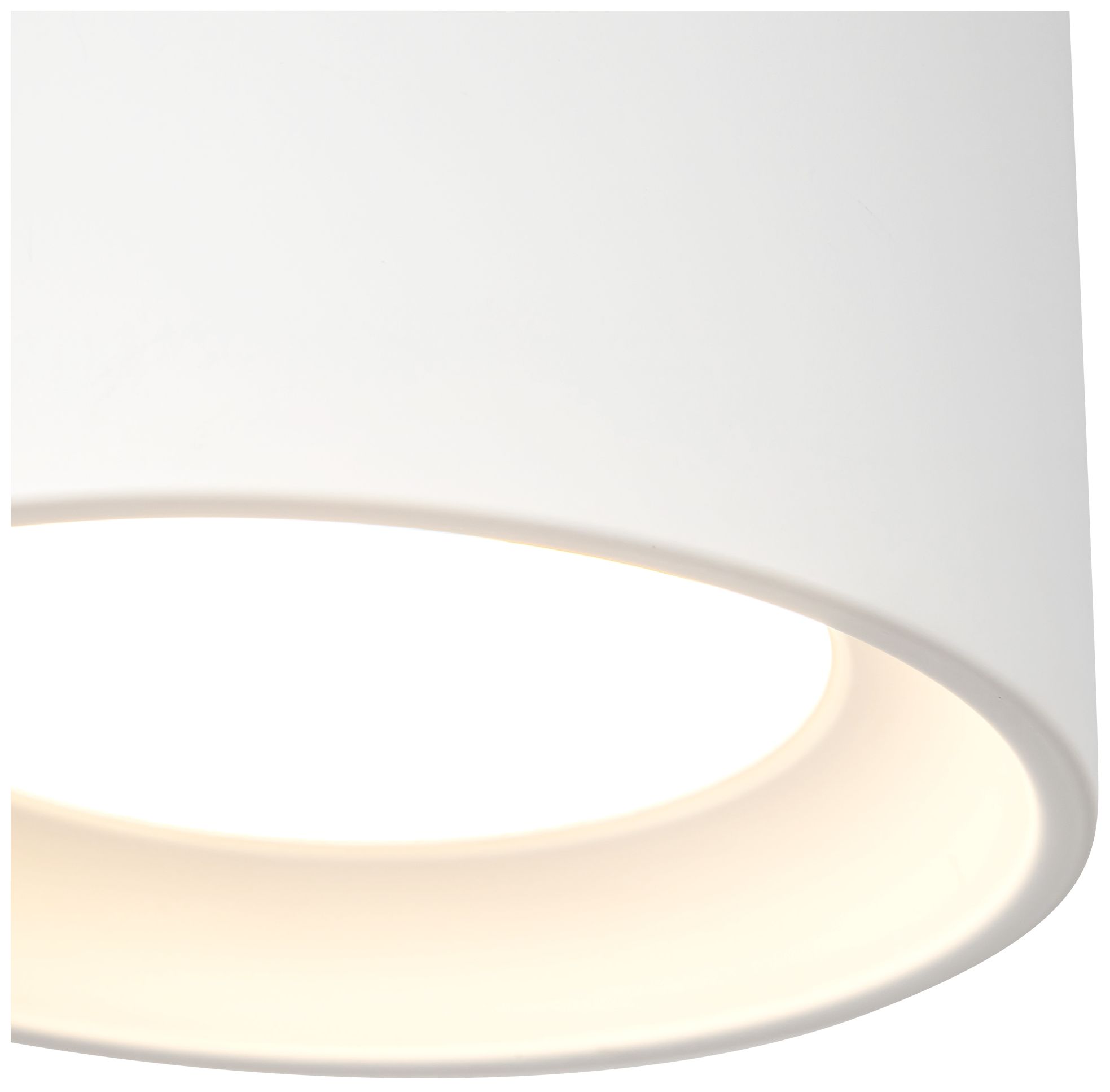 Image 5 Uma 6-in White dimmable LED Semi-Flush Mount more views