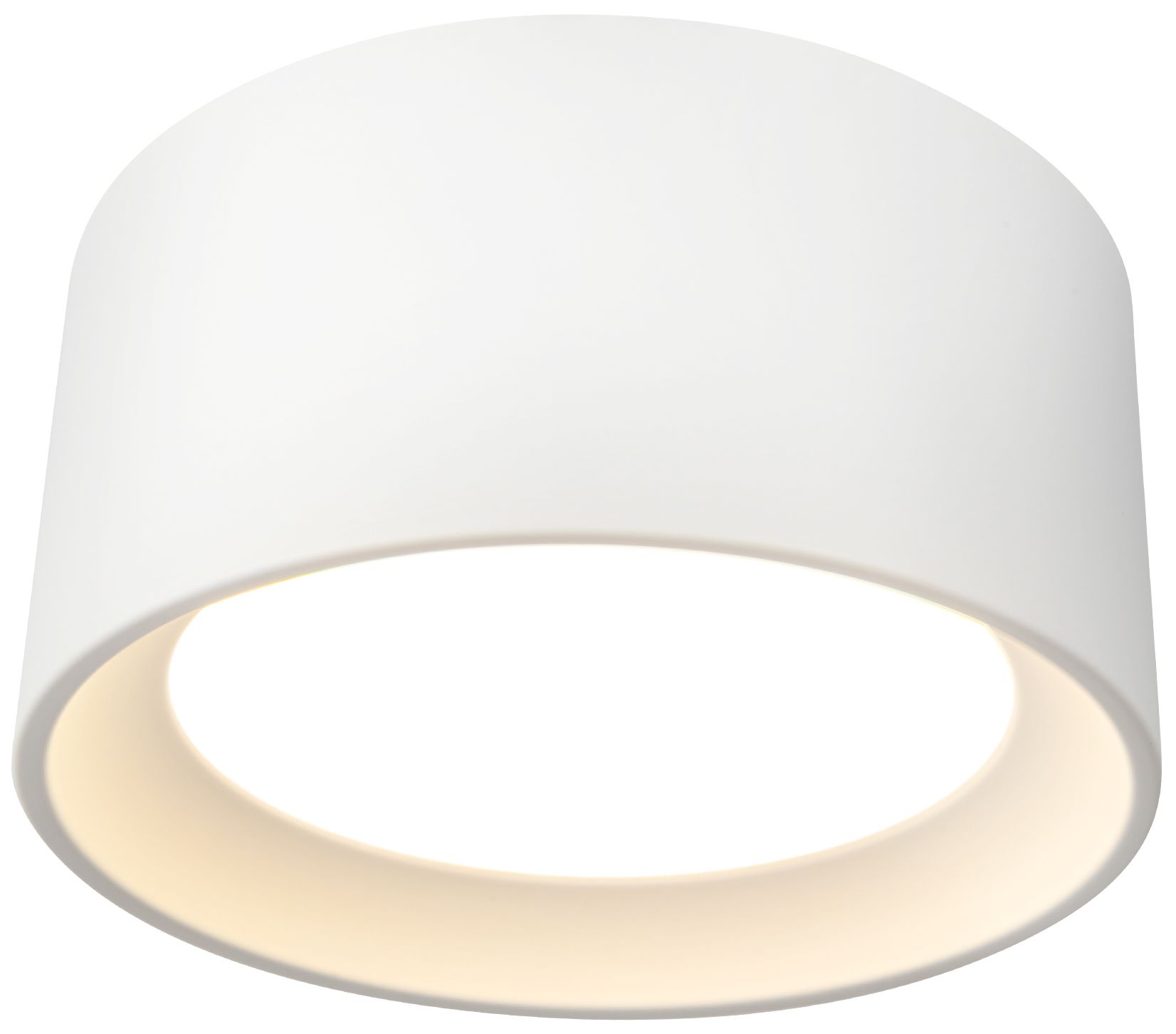 Image 4 Uma 7-in (3-in Height) White dimmable LED Semi-Flush Mount more views