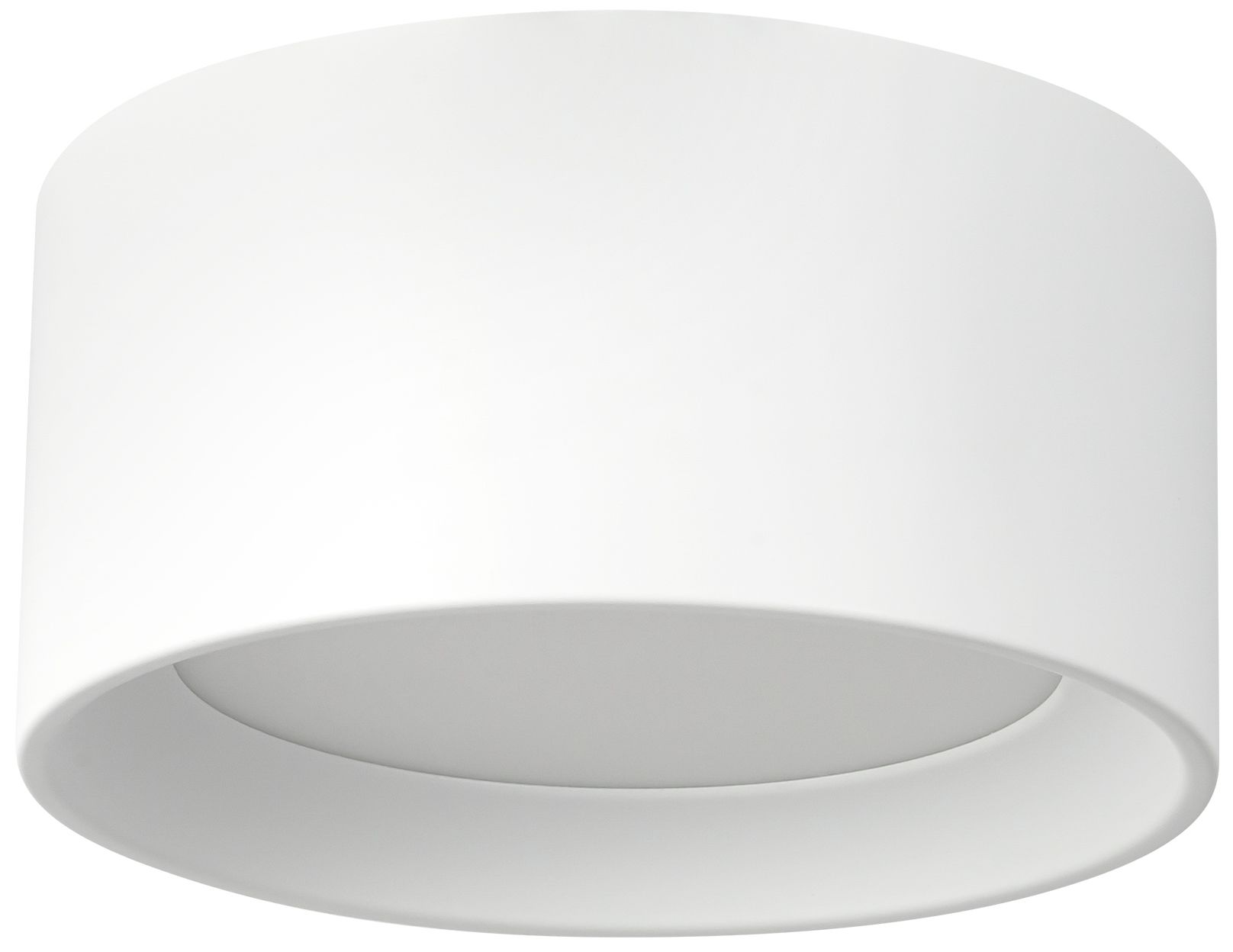 Image 6 Uma 7-in (3-in Height) White dimmable LED Semi-Flush Mount more views