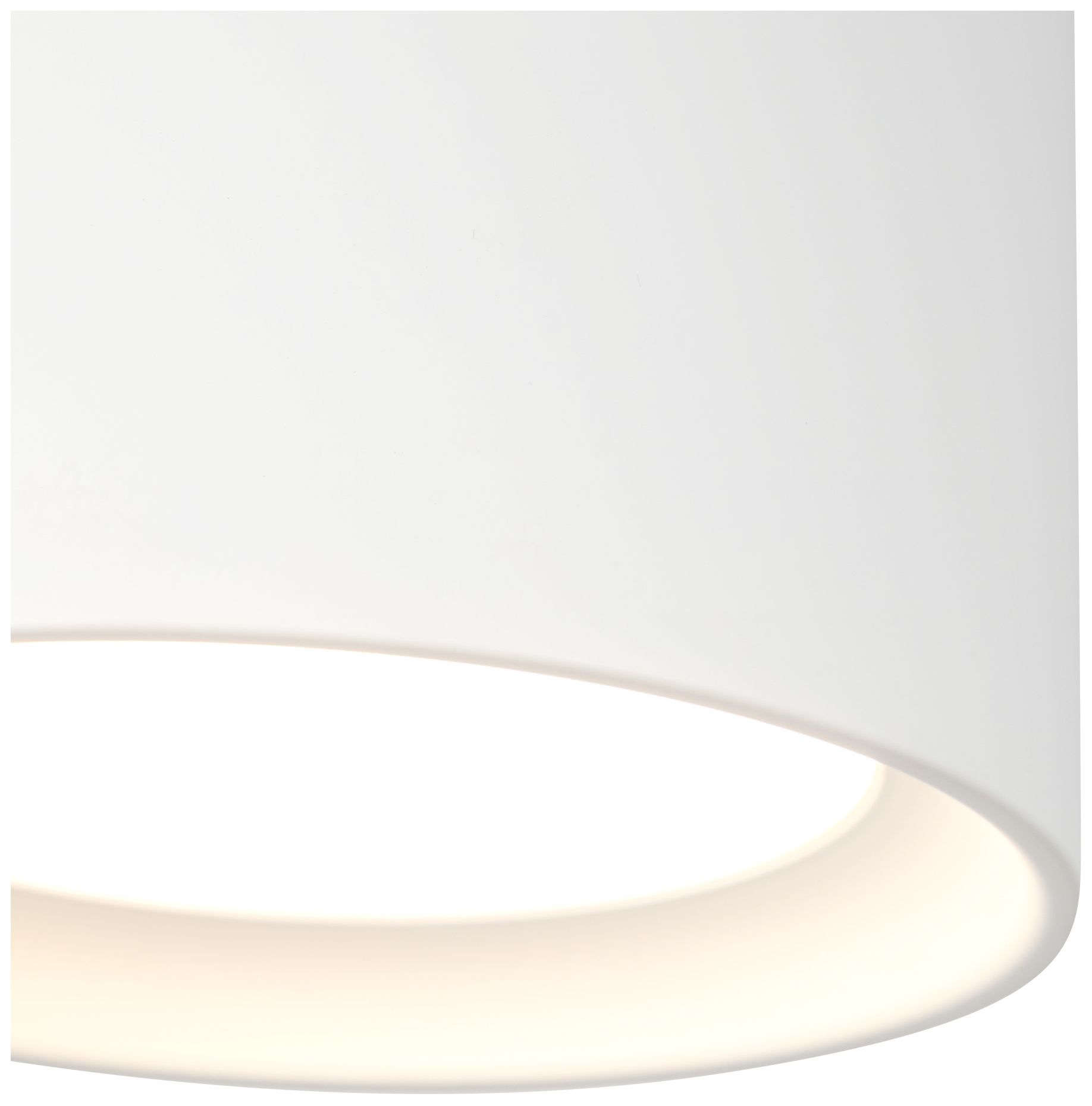 Image 5 Uma 7-in (6-in Height) White dimmable LED Semi-Flush Mount more views