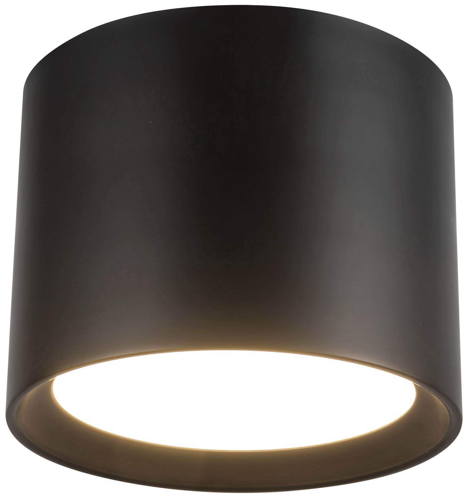 Image 4 Uma 9-in Black dimmable LED Semi-Flush Mount more views
