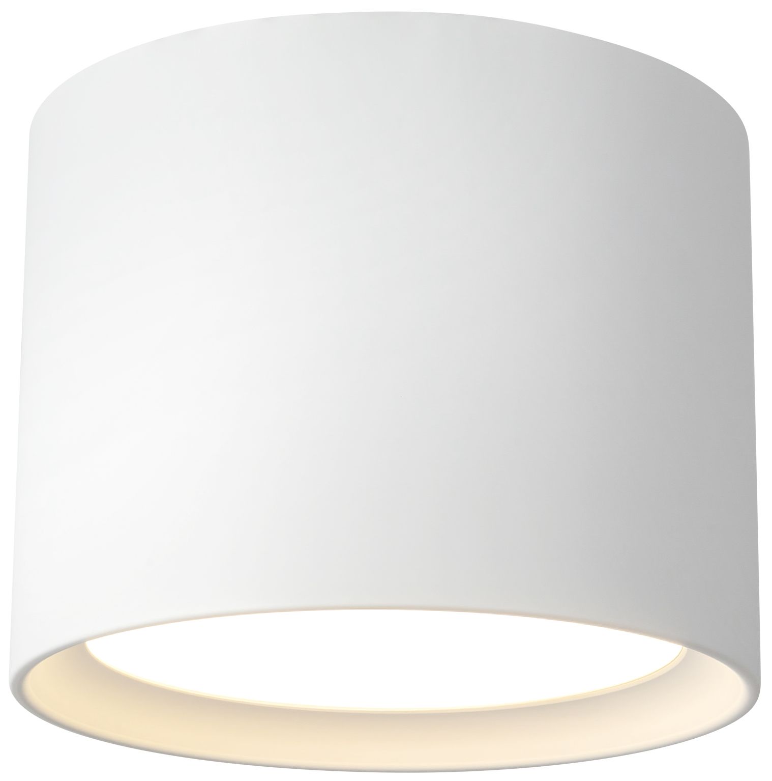 Uma 9-in White dimmable LED Semi-Flush Mount