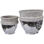 Uma Natural Ceramic Pots Set of 2