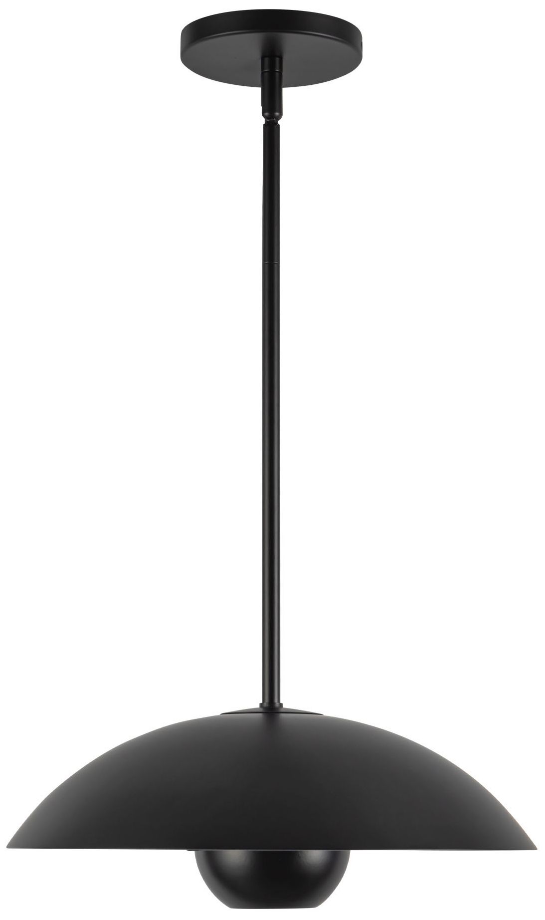 Image 3 Umbra 14-in Black Pendant with Black Diffuser more views