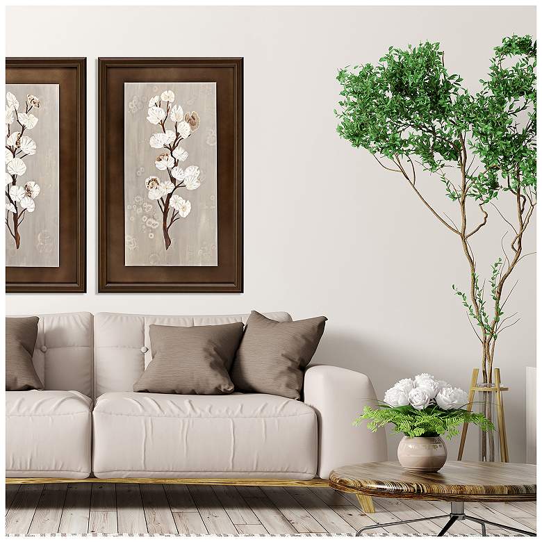Image 4 Umbrella Leaves II 37"W x 61"H Canvas more views