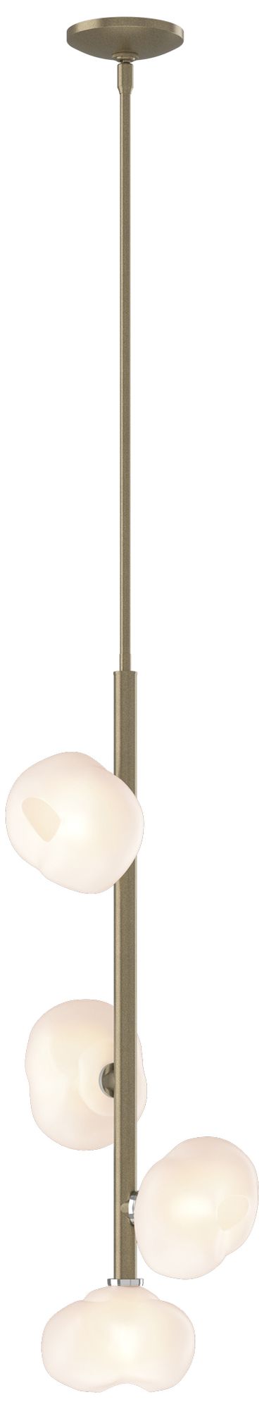 Ume 11.5" Wide 4-Light Soft Gold Vertical Pendant - Made to Order