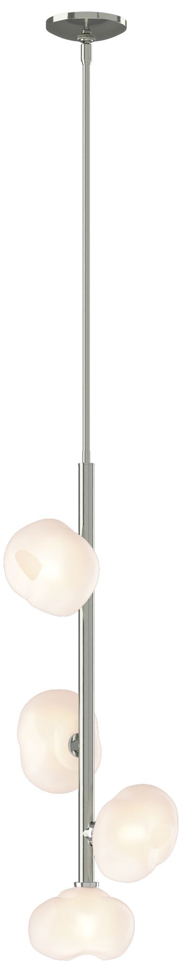 Ume 11.5" Wide 4-Light Sterling Vertical Pendant - Made to Order