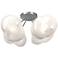 Ume 15 1/4" Wide Vintage Platinum 4-Light Ceiling Light