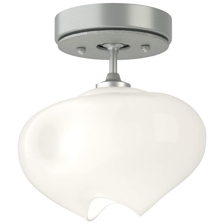 Image 1 Ume 6.3"W Accented Semi-Flush w/ Frosted Glass