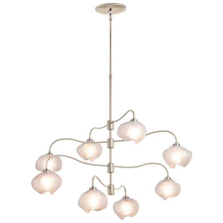 Image 1 Ume 8-Light Pendant - Gold Finish - Frosted Glass - Standard Height