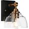 Unavo 1-Light Gold Bathroom Vanity Light