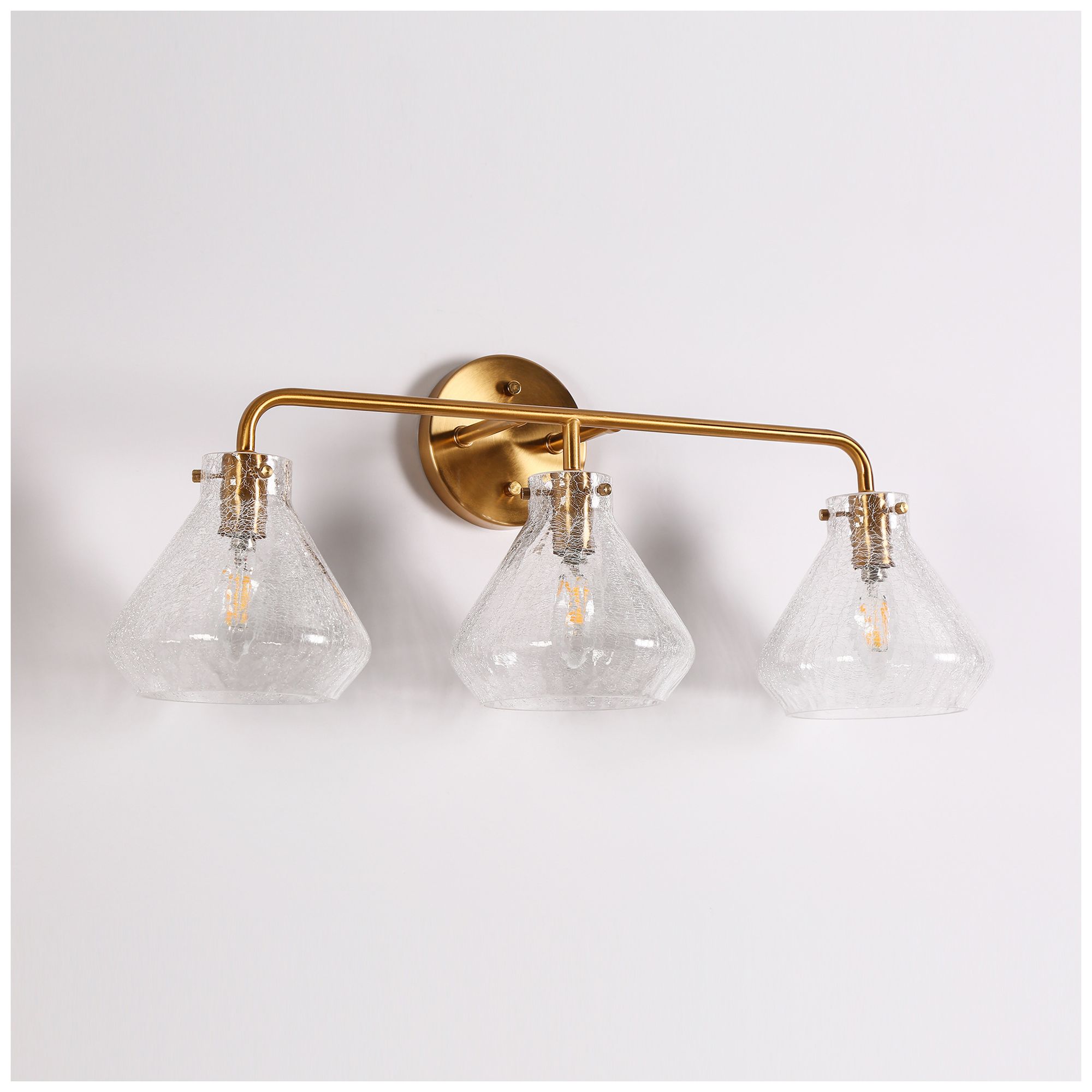 Image 3 Unavo 3-Light Glass Bath Vanity Light - Made to Order more views