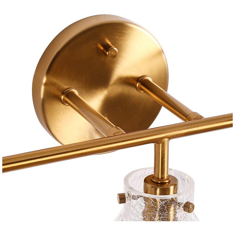 Image 4 Unavo 3-Light Glass Bath Vanity Light more views