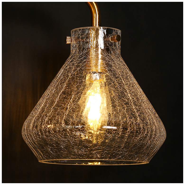 Image 7 Unavo 3-Light Glass Bath Vanity Light more views