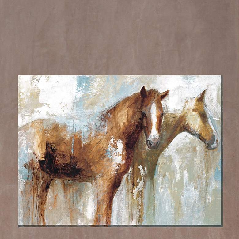 Image 1 Unbridled 40" Wide Rectangular Outdoor Canvas Wall Art