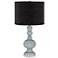Uncertain Gray Apothecary Table Lamp w/ Black Scatter Gold Shade
