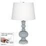 Uncertain Gray Apothecary Table Lamp with Dimmer