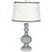 Uncertain Gray Apothecary Table Lamp with Ric-Rac Trim