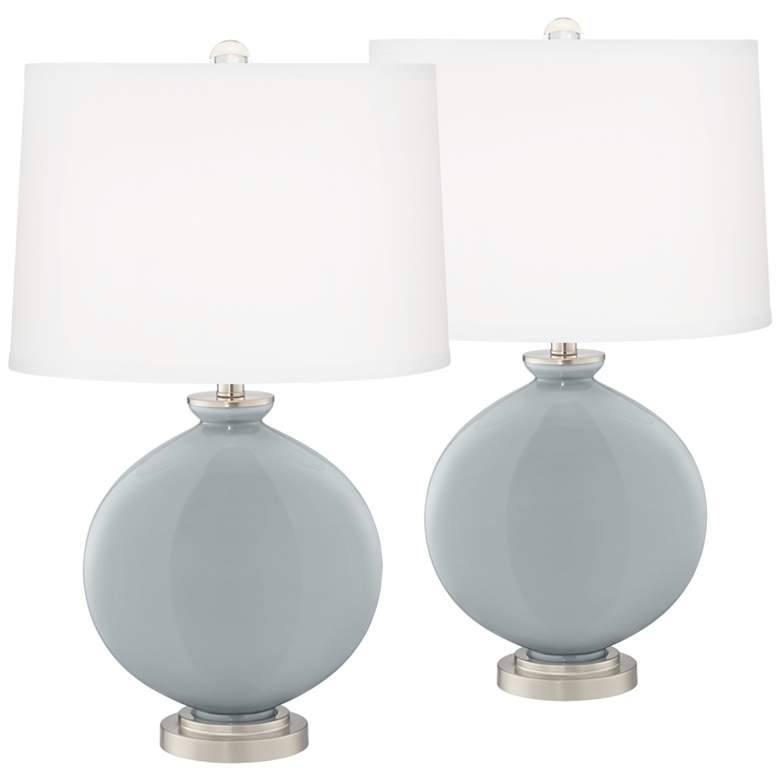 Image 2 Uncertain Gray Carrie Table Lamp Set of 2 with Dimmers