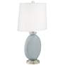 Uncertain Gray Carrie Table Lamp Set of 2 with Dimmers