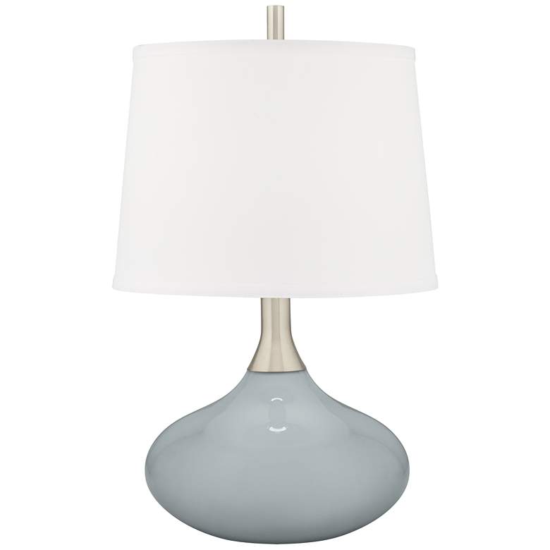 Image 2 Uncertain Gray Felix Modern Table Lamp with Table Top Dimmer