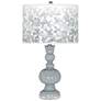 Uncertain Gray Mosaic Giclee Apothecary Table Lamp