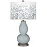 Uncertain Gray Mosaic Giclee Double Gourd Table Lamp