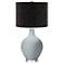 Uncertain Gray Ovo Table Lamp w/ Black Scatter Gold Shade