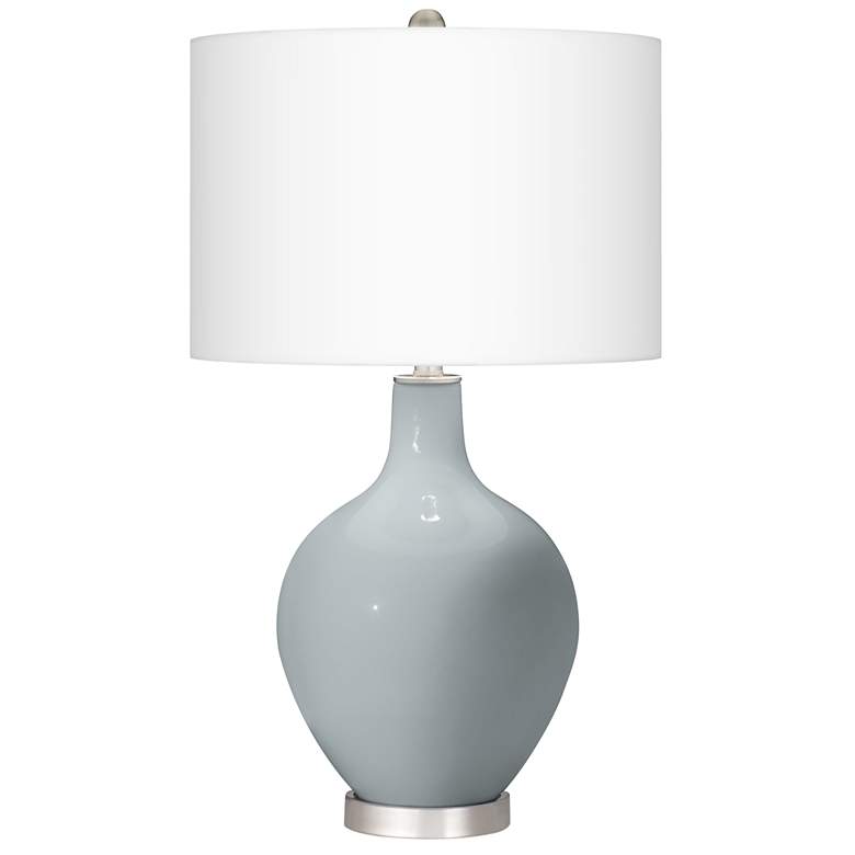Image 2 Uncertain Gray Ovo Table Lamp With Dimmer
