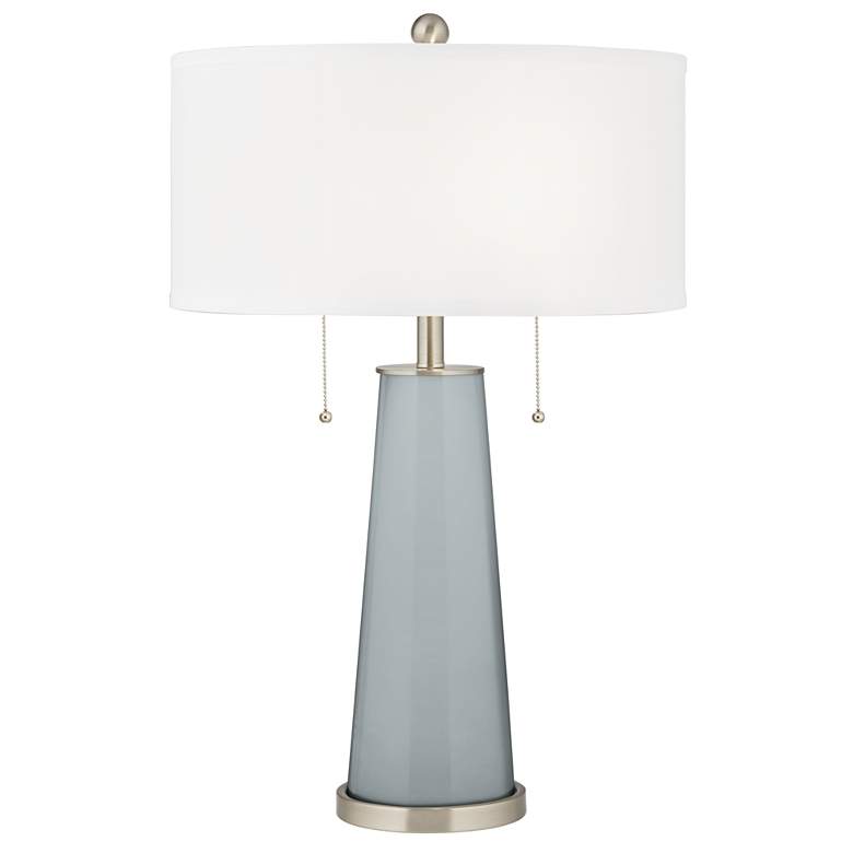 Image 2 Uncertain Gray Peggy Glass Table Lamp With Dimmer