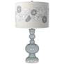 Uncertain Gray Rose Bouquet Apothecary Table Lamp