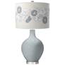 Uncertain Gray Rose Bouquet Ovo Table Lamp