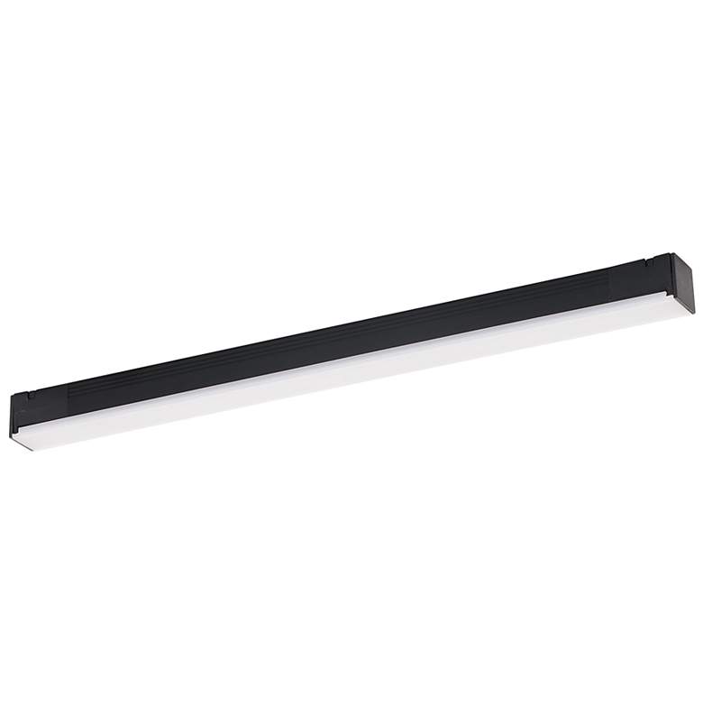 Image 1 Under Cabinet Strip 0.5"H x 8"W 1-Light Strip Light in Black
