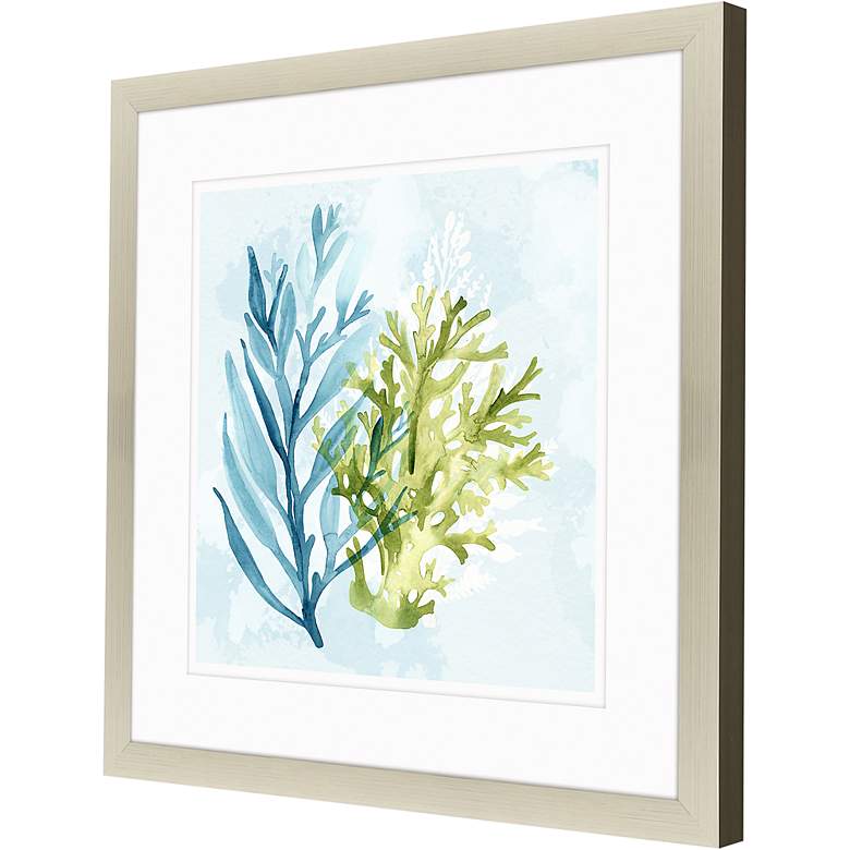 Image 3 Under Sea I 36" Square Exclusive Giclee Framed Wall Art more views