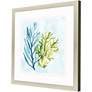Under Sea I 36" Square Exclusive Giclee Framed Wall Art