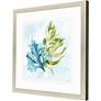 Under Sea II 36" Square Exclusive Giclee Framed Wall Art