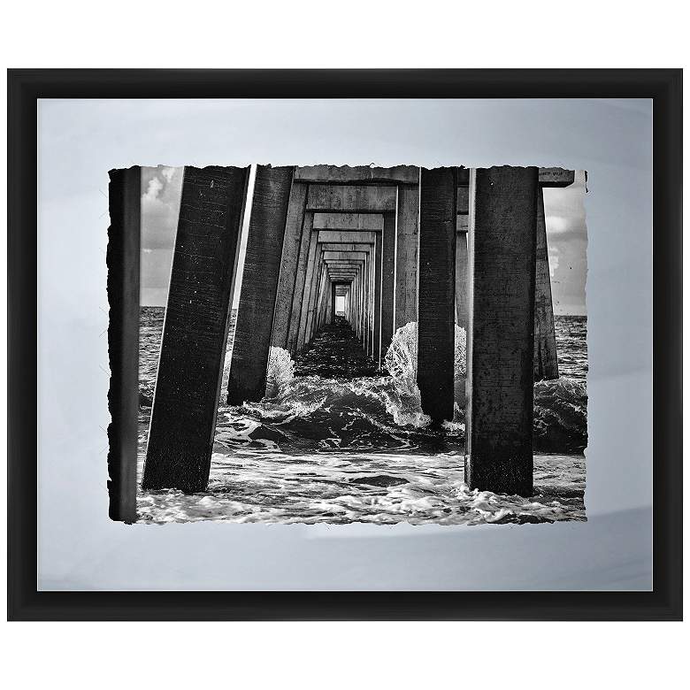Image 1 Under The Pier II 22 inch Wide Framed Giclee Wall Art