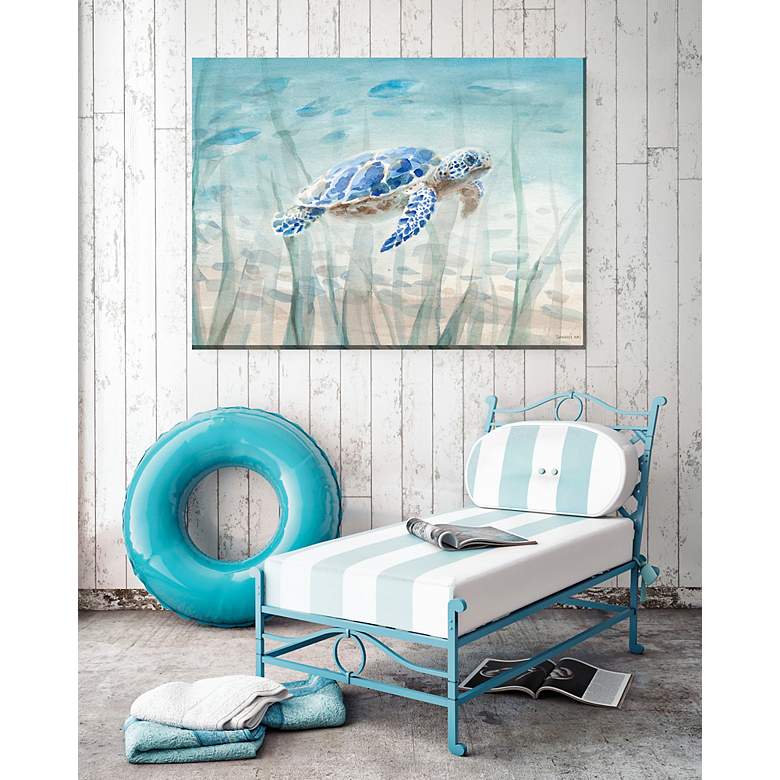 Image 4 Under the Sea 40 inch Wide All-Weather Outdoor Canvas Wall Art more views