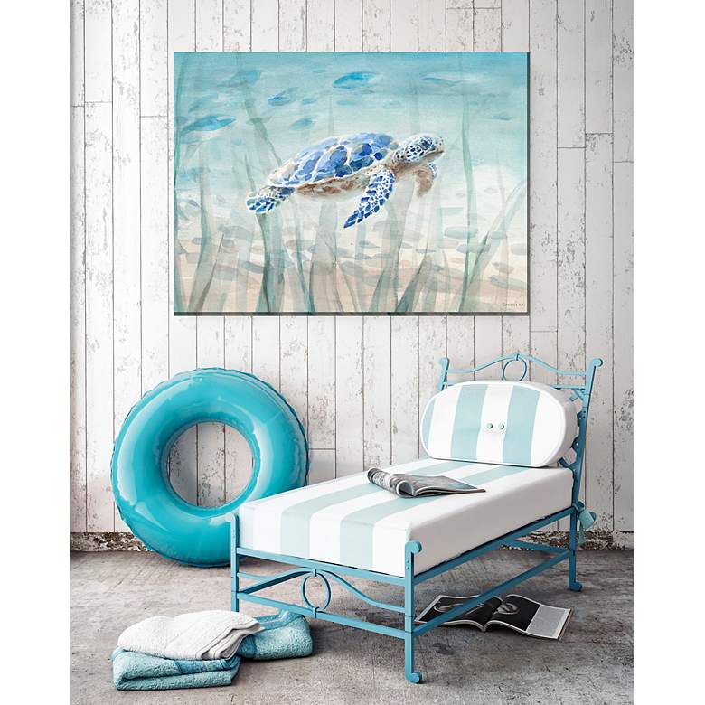 Image 4 Under the Sea 40" Wide All-Weather Outdoor Canvas Wall Art more views