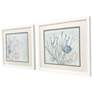 3_Under the Sea Coral 17"W x 17"H Framed Art - Set of 2 more views