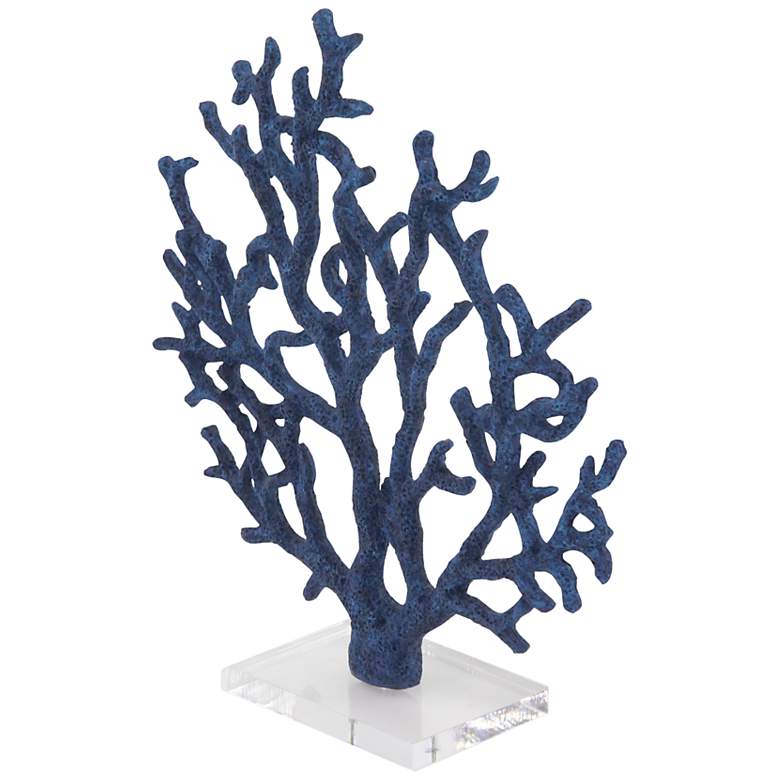 Image 5 Undersea 16 inch High Blue Porous Coral Sculpture more views