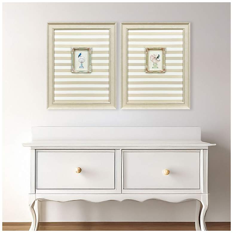 Image 4 Underwater Collage I 22"W x 28"H Framed Art Set of 2 more views