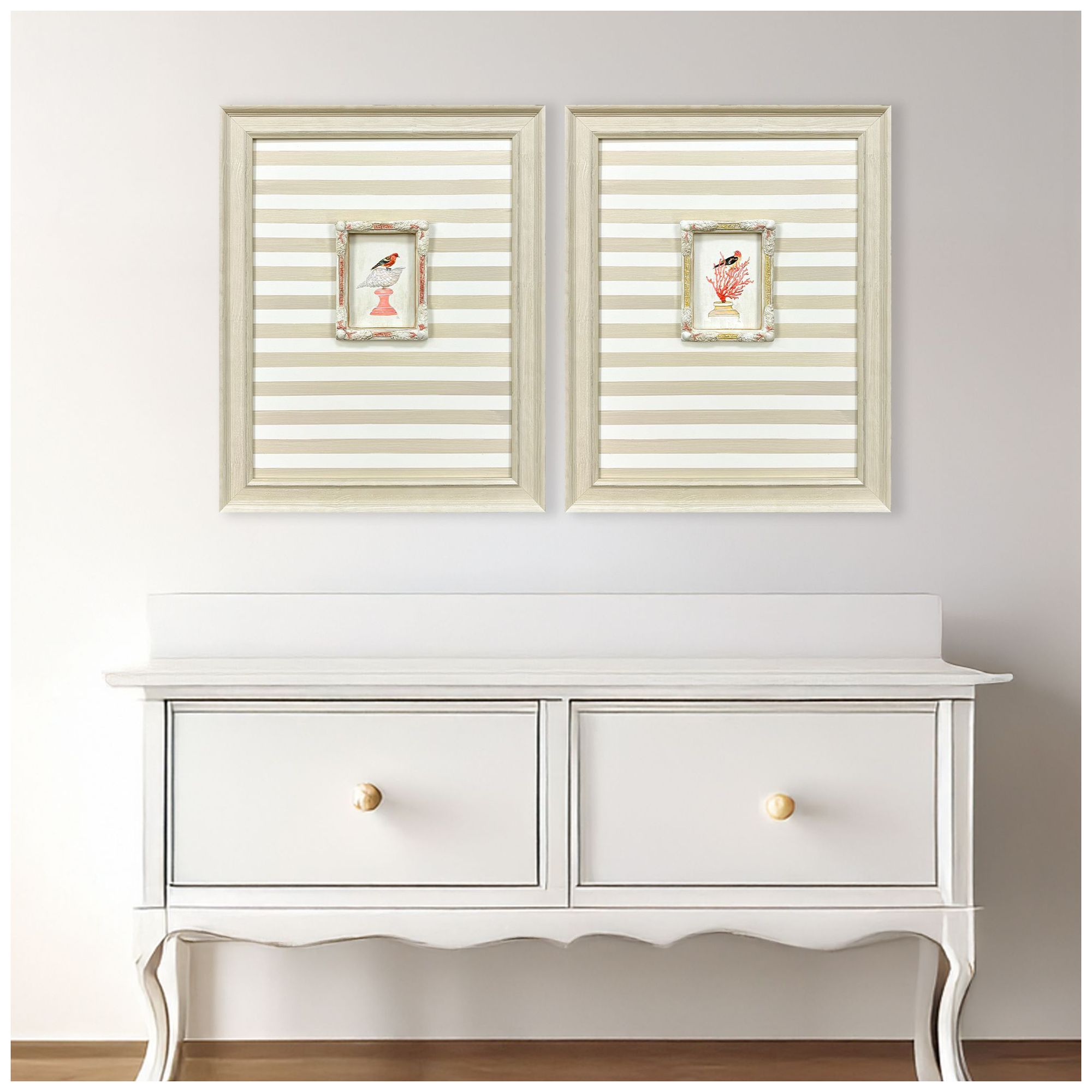 Image 4 Underwater Collage II 22"W x 28"H Framed Art Set of 2 more views