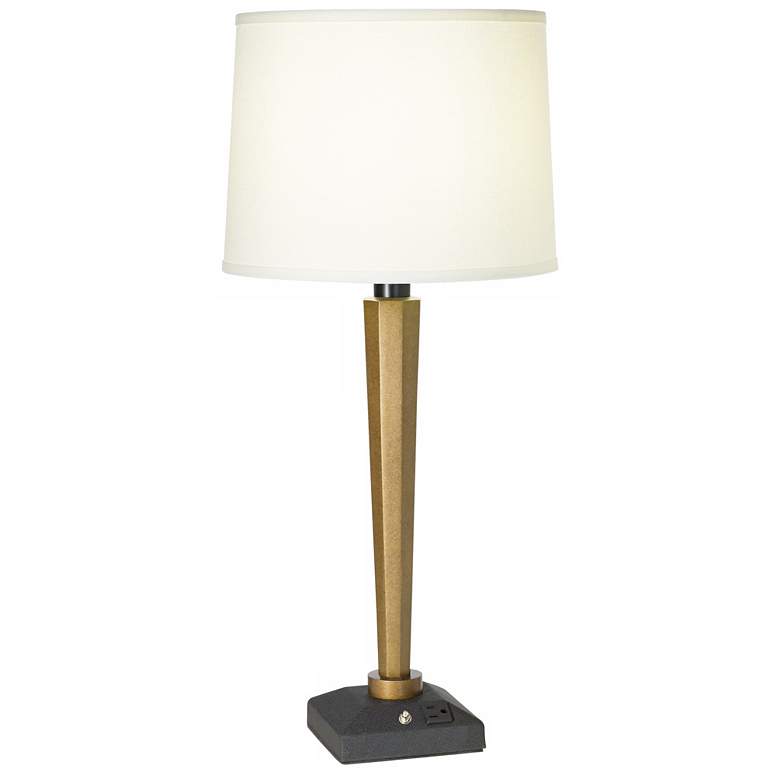 Image 1 Undine Gold-Fairfield Tapered Column Metal Table Lamp