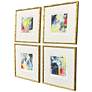 2_Unfettered 17"W x 18"H Contemporary Framed Art Set of 4 more views