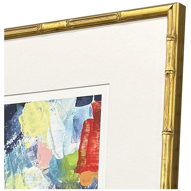 Image 3 Unfettered 17"W x 18"H Contemporary Framed Art Set of 4 more views