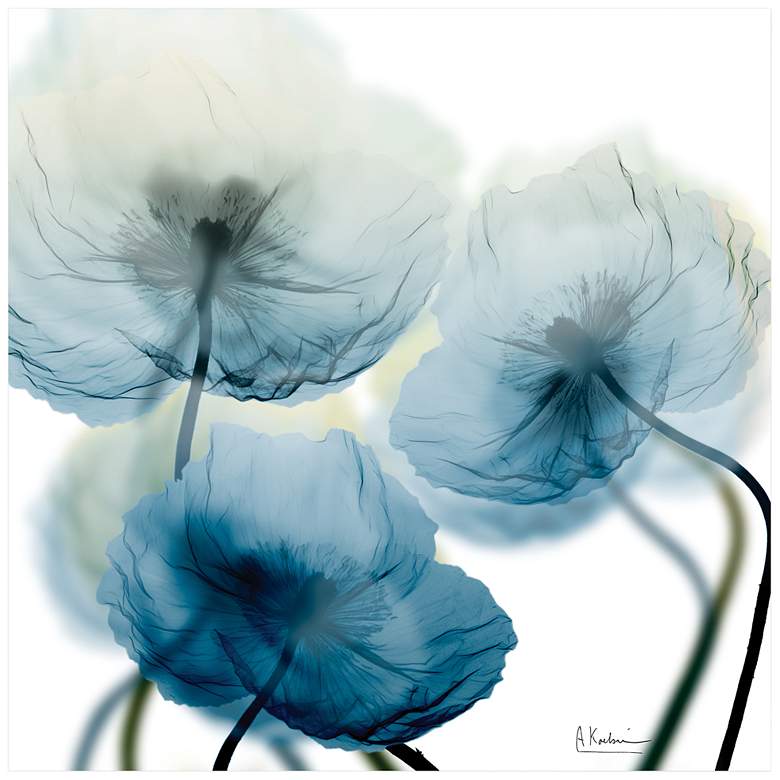 Image 3 Unfocused Beauty 1 24" Square Glass Graphic Wall Art