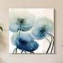 Unfocused Beauty 1 24" Square Glass Graphic Wall Art in scene