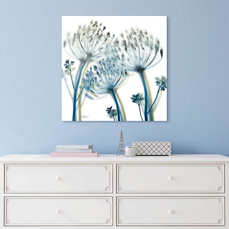 Image 4 Unfocused Beauty 72" Wide 3-Piece Glass Wall Art Set more views